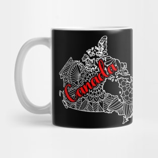 The Canadian Mandala Mug